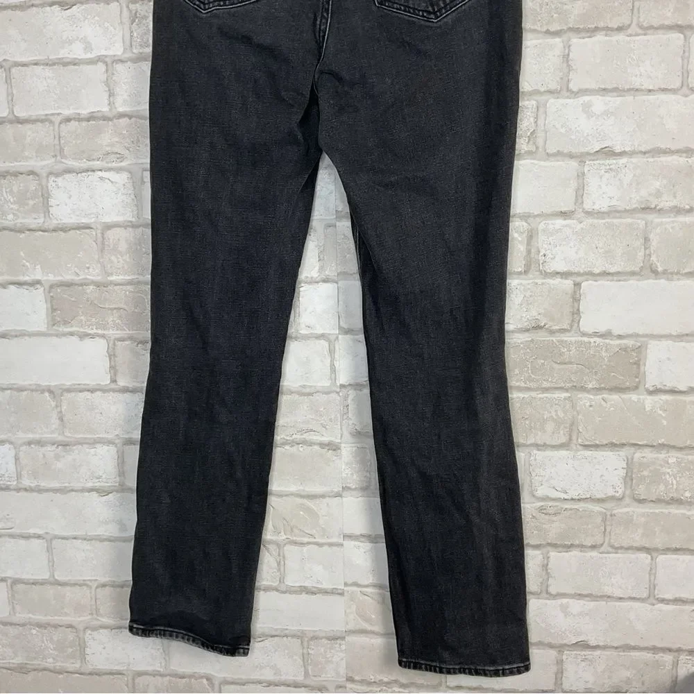 Abercrombie & Fitch Curve Love The Slim Straight Ultra High Rise Jeans Size 4